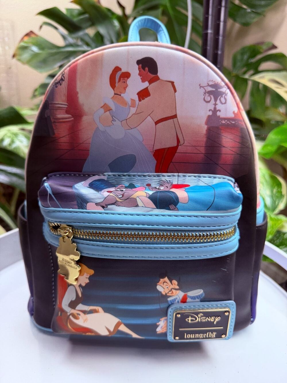 Loungefly Disney Cinderella Princess Scenes Mini Backpack
